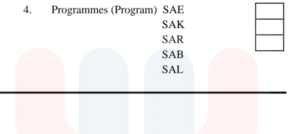 Table 3.4: Example of Section B, The Factor of Teaching  Method. 