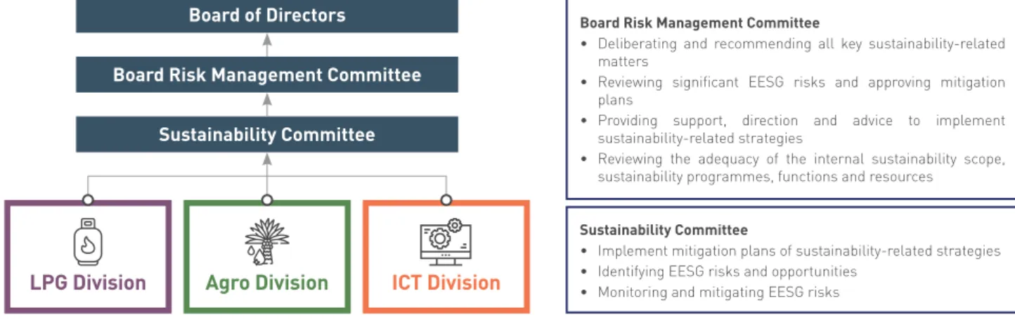 Figure 1 - Structure and Responsibilities of Governance Committees