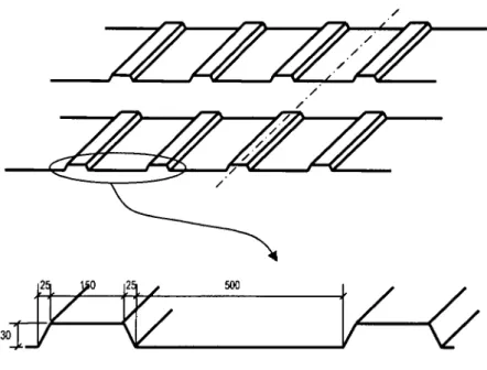 Figure 4.4 Proton simulation test-track (dimensions in mm units).