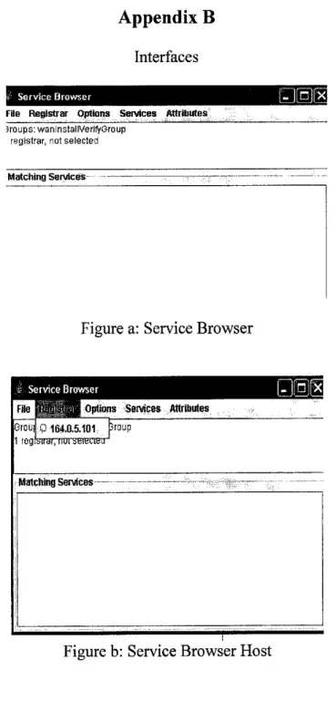 Figure a: Service Browser