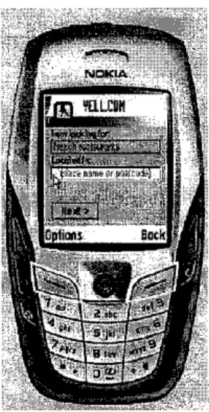 Figure 1: An Example of Mobile Web Services