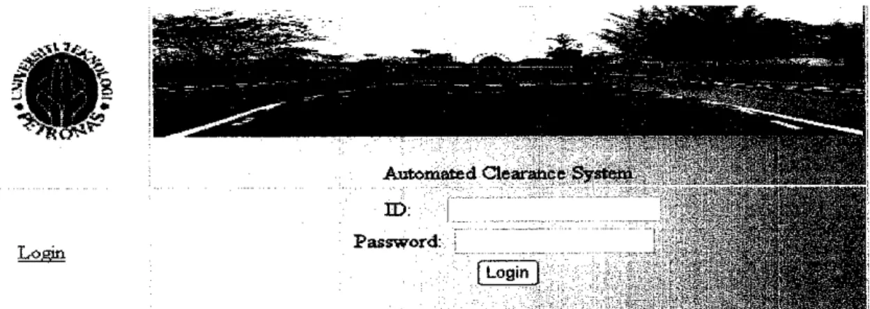 Figure 4.9: Login Page 