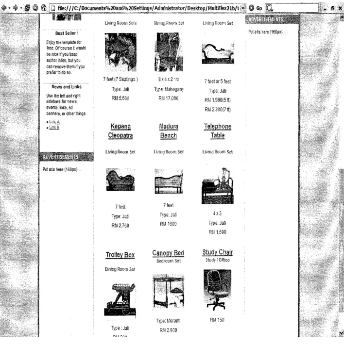 Figure 3.4.d- SMA Niaga web page (second portion of Home page) 