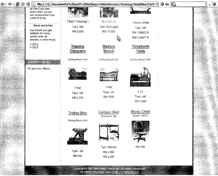 Figure 3.4.e- SMA Niaga web page (third portion of Home page) 