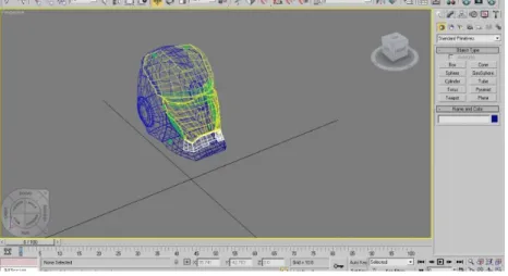 Figure 7: Modelling using 3Ds Max 2009 