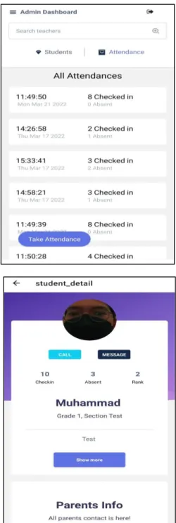Figure 13: Teacher Dashboard 