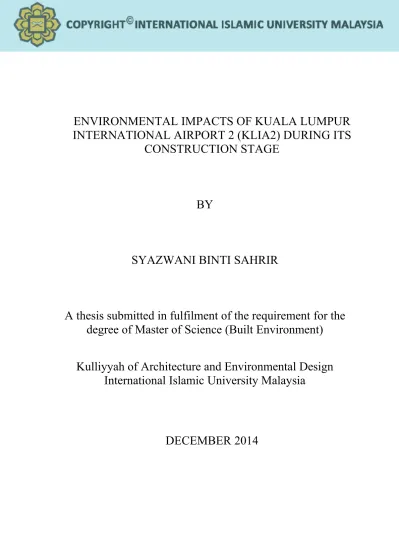 built environment thesis