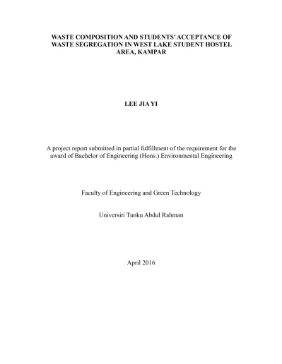 literature review of solid waste management