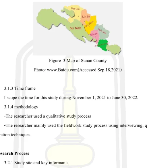 Figure  3 Map of Sunan County 
