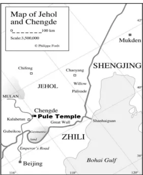 Figure 1. The location of Chengde city. Illustrated in Philippe Forêt: 