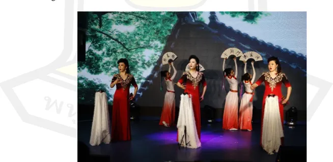 Figure  8 Sichuan Qingyin performance with scientific and technological means and  fashion elements 
