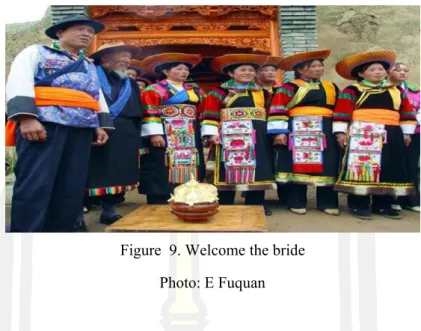 Figure  9. Welcome the bride  Photo: E Fuquan 