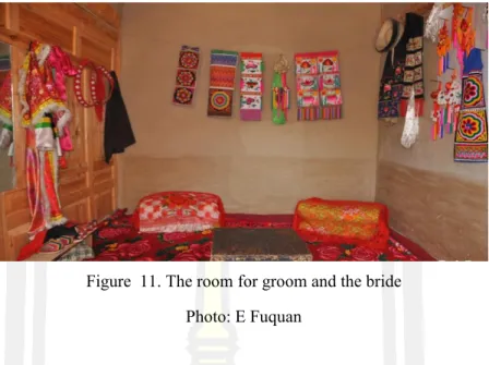 Figure  11. The room for groom and the bride  Photo: E Fuquan 