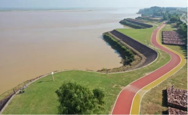 Figure  2: Kaifeng Yellow River Ecological Corridor, Henan  Source: Photographed by Xiaotao Guo, 2022 