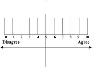 Figure 3.1  Score to Reflect the Opinion of the Respondent   