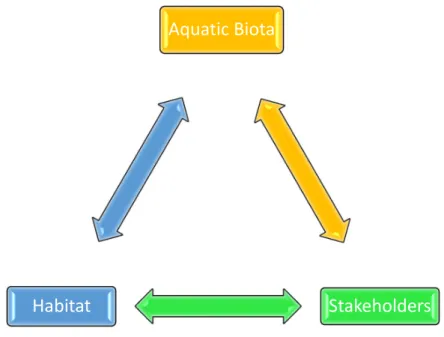 Figure 1: Interactive components in fisheries management 