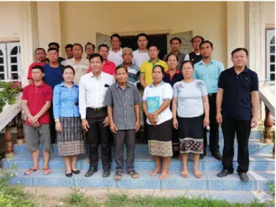 Fig 7. Participants in the Data Validation Workshop in Bolikhamxay Province,   Laos PDR (22 March 2021) 
