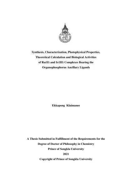 thesis submitted in fulfillment of the requirements