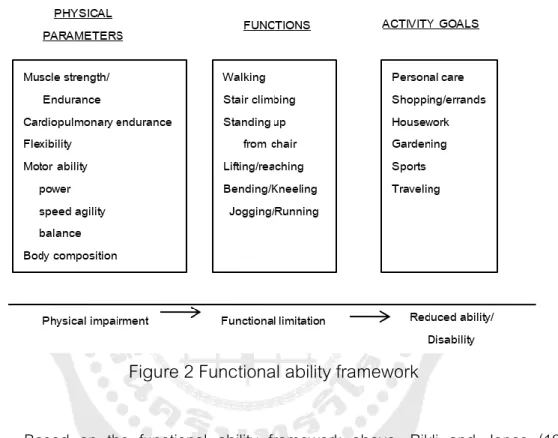 Figure 2 Functional ability framework 