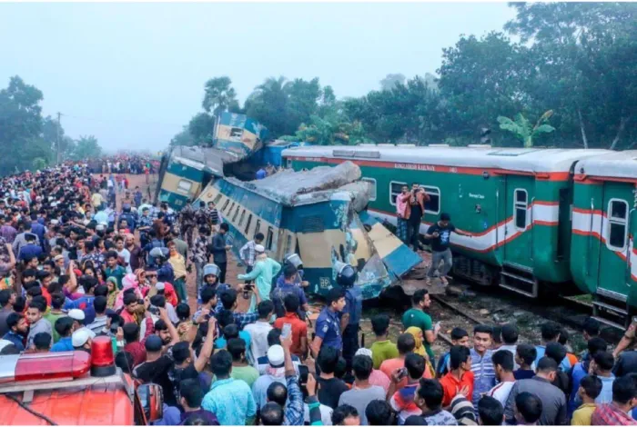 Figure 01 : Train Accident because of Human Error.   