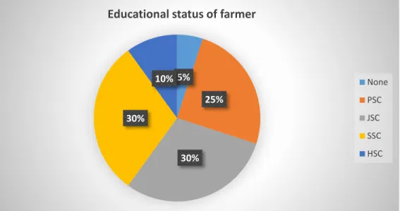 Figure 3. Occupational status of sample farmers.  