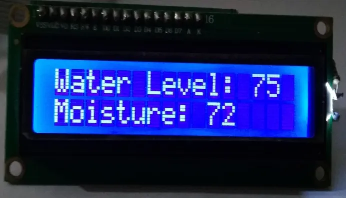 Figure :8.1 LCD Display 