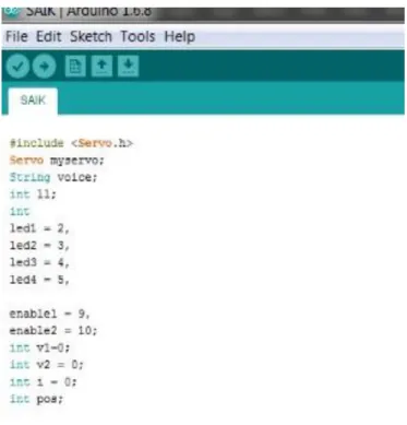 Figure 5.1: Arduino Software Interface IDE. 