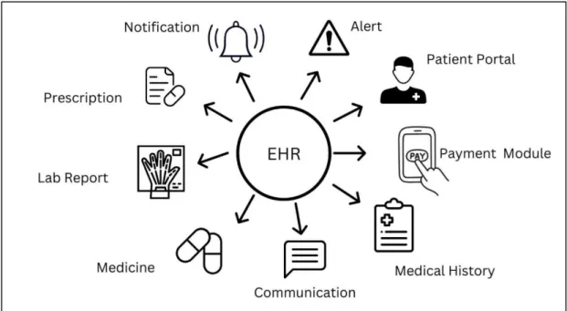 Figure 4. Features of EHR 