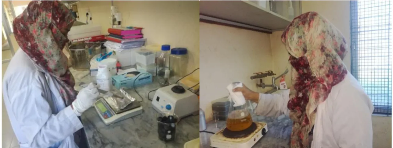 Figure 6: Agar media preparation  3.5.4 Biochemical characterization of the bacteria   