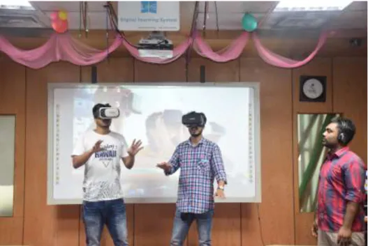 Fig. 1.2: VR Wearing Students 