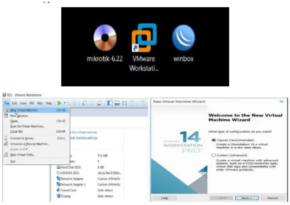 Figure 3.11: welcome screen of VMware. 