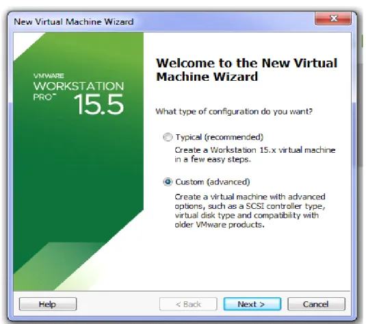 Figure 3.5: Virtual Machine Installing process 