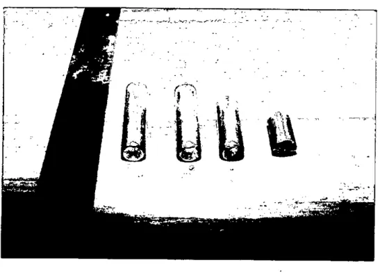 Fig. 4.8 : Photograph of different brass pieces used for pressure regulation.