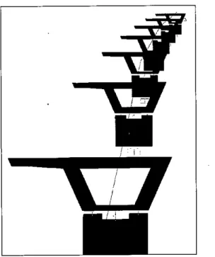 Figure 4.5: 3d view of only pier, diaphragm and exterior rail girder.