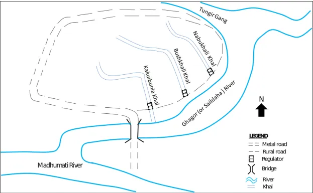 Figure 3.4: Schematic of Tripalli (Kakuibunia-Chinguri) subproject 