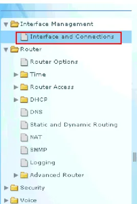 Figure 3. 11 : Select Interface and Connection 