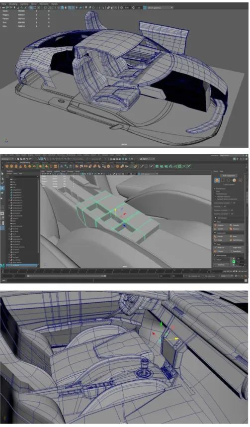 Figure 3.8: Ar Car Interior Modeling part02