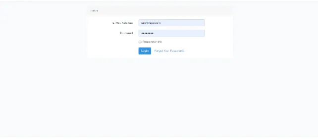 Figure 5.2.2 shows how a user can easily log in using their user id and password. 