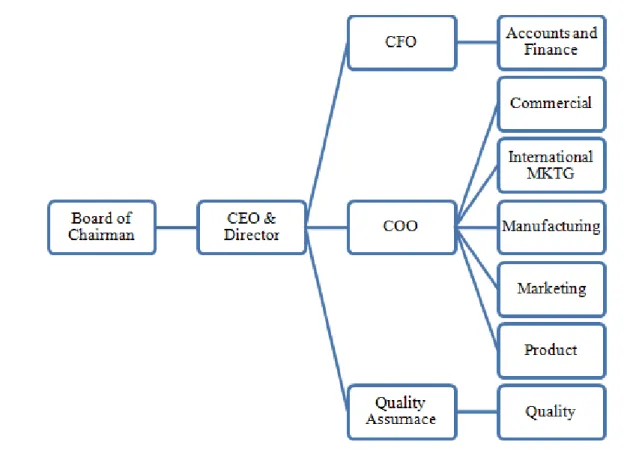 Figure 3.1: Organogram of BEXIMCO Pharmaceuticals Limited