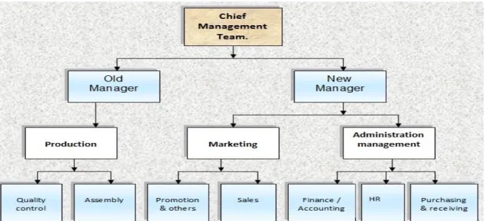 Figure 2. Organizational Hierarchy of Bengal Plastic Limited 