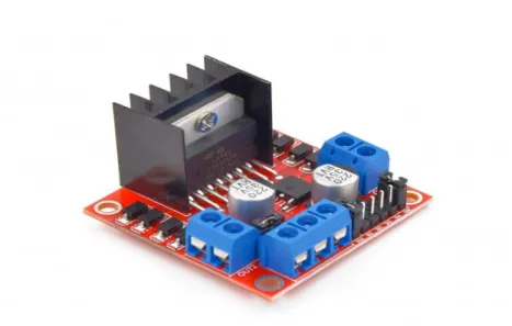 Fig 3.2: L 298N Dual H-bridge Motor Controller. 