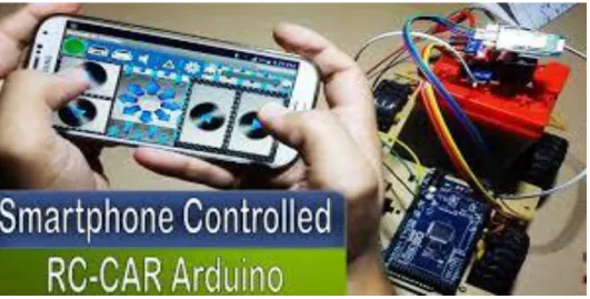 Fig 3.11: Arduino Bluetooth control car Android Application. 