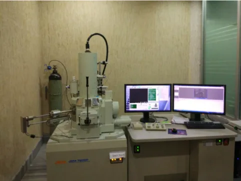 Fig 3. 1: Scanning Electron Microscopy (SEM) setup at Department of Glass and Ceramic  Engineering (GCE), BUET