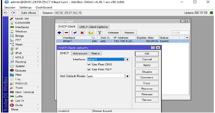 Figure 4.8.2:  WAN and LAN Connectivity in Head Office 