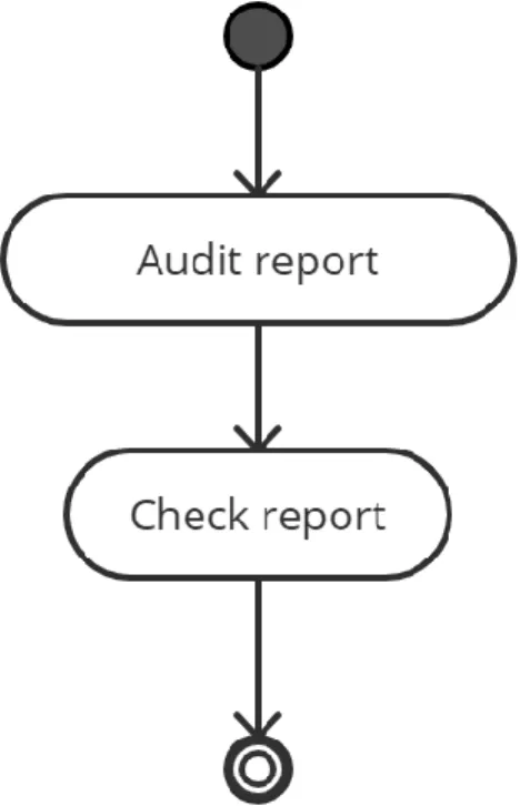 Figure 3.3.5: Audit report Activity Diagram 