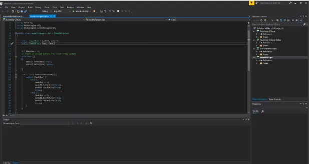 Figure 44: Visual Studio Interface  History 