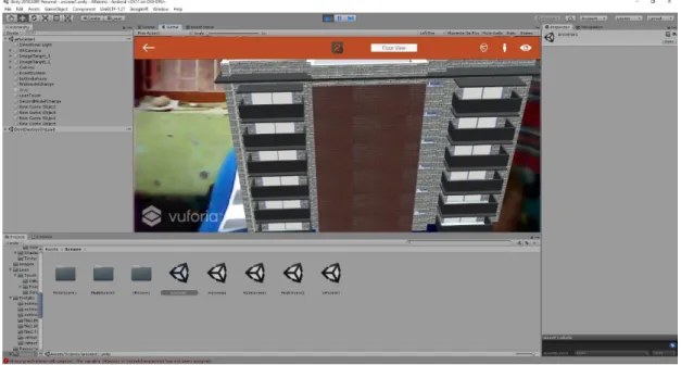 Figure 49 : Augmented reality view exterior model 
