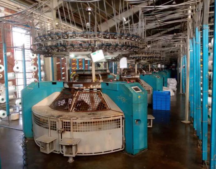 Figure 1 (3.1): Single Jersey Circular Knitting Machine  Brand: PAILUNG 