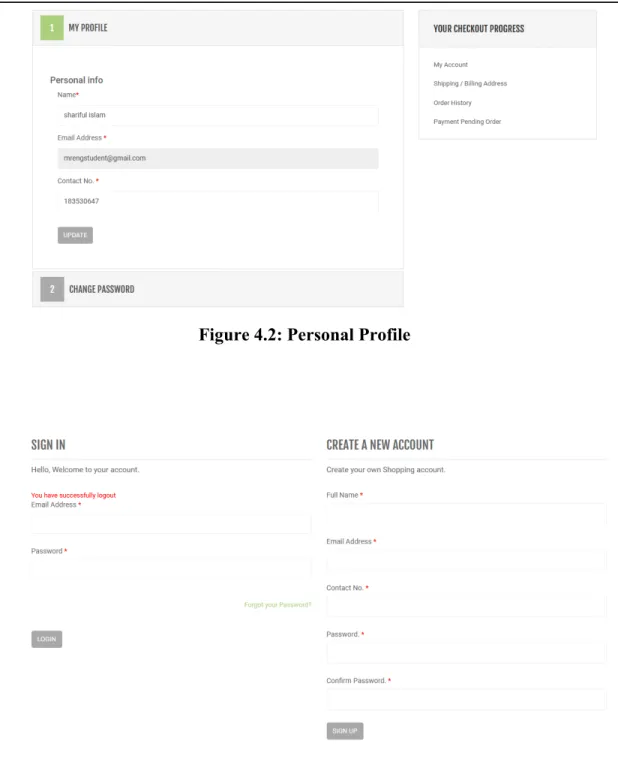 Figure 4.2: Personal Profile