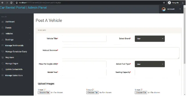 Figure 5.1.5: Database of vehicle add process 
